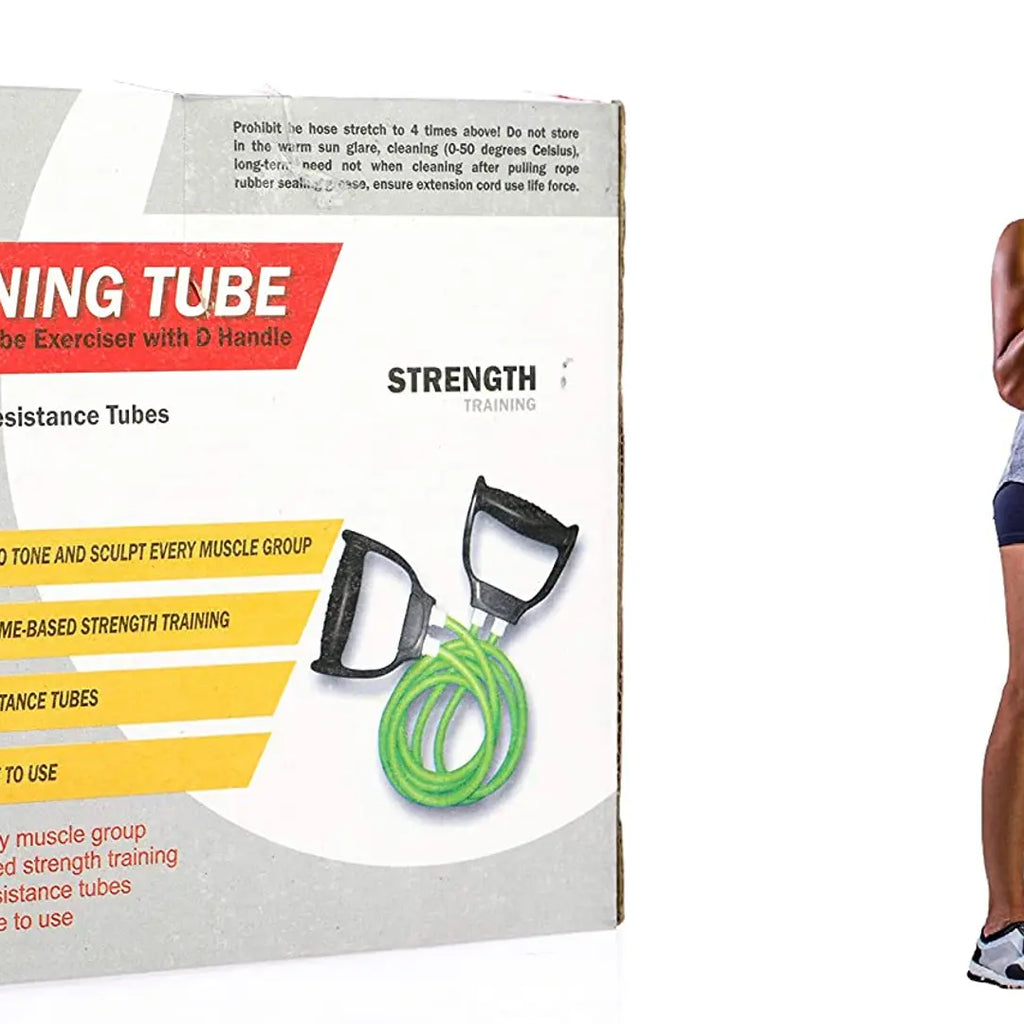 Workout Resistance Dual Toning Tube for Home Exercise (Multicolour)