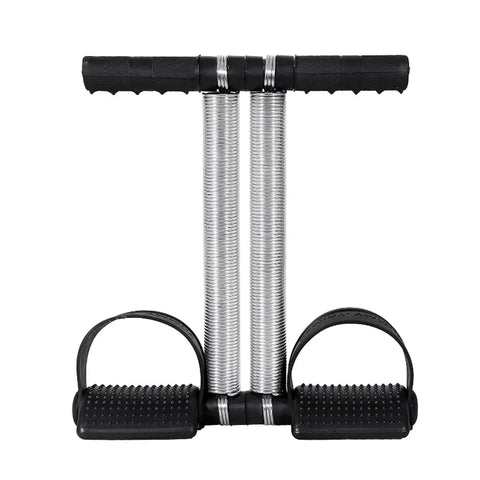 double Tummy Trimmer and 8 Shape Resistance Band -Toning Abs Exercise Fat Buster Weight Loss Fitness Home Gym Workout Equipment