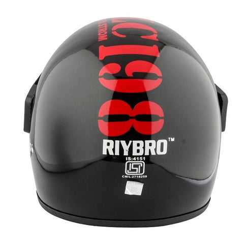 Full Face ISI Marked with Adjustable strap fro Men and Women Bike and Scooty Riding Motorbike Helmet