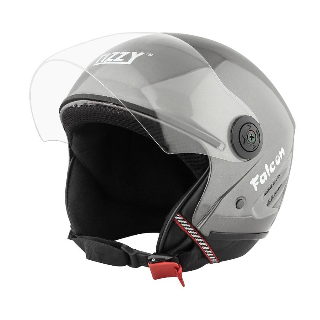 Half Face Helmet With Plain Visor Bike Riding Helmets For Men and Women Bike and Scooty Riding Motorbike