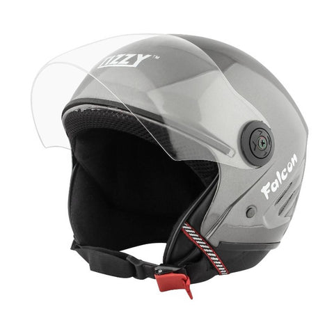 Half Face Helmet With Plain Visor Bike Riding Helmets For Men and Women Bike and Scooty Riding Motorbike