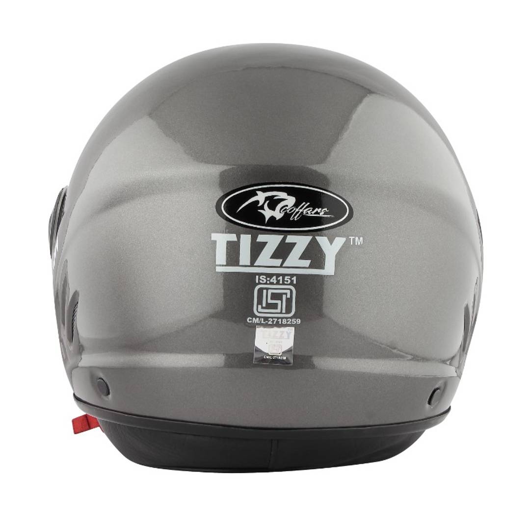 Half Face Helmet With Plain Visor Bike Riding Helmets For Men and Women Bike and Scooty Riding Motorbike