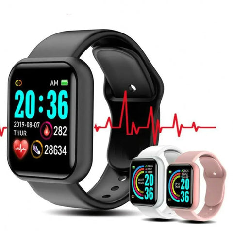 Bluetoth Wireless Smart Watch Fitness Band for Boys, Girls, Men, Women and Kids | Sports Watch for All Smart Phones I Heart Rate and BP Monitor