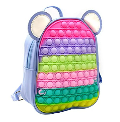 Mini Popit Fidget Bagpack For Kids ( Multicolor)