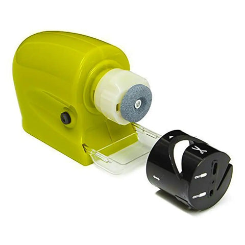 Cordless Motorized Knife Blade Sharpener Tool.