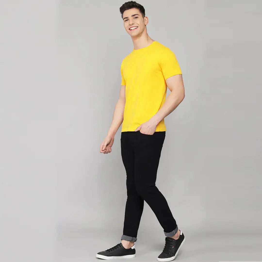 Yellow Neck T-Shirt