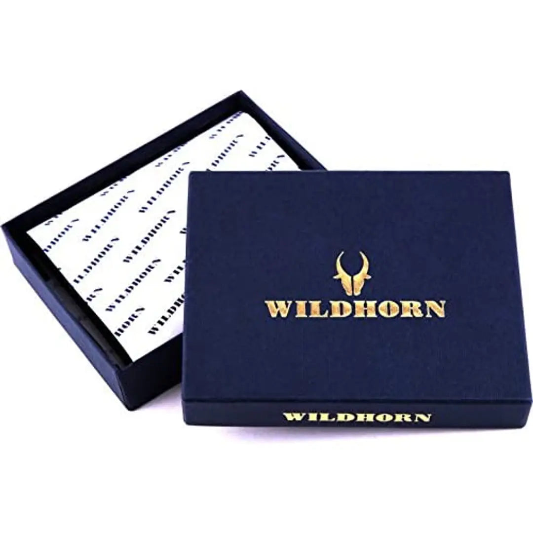 WildHorn WH261 Blue Men's Wallet