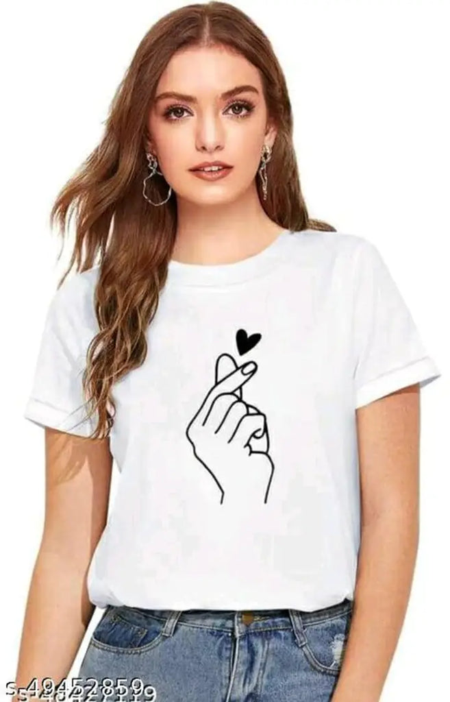 CottonBlend  Printed tshirt For women