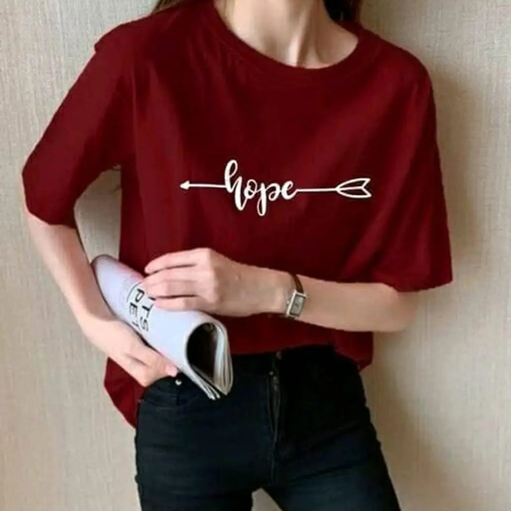 CottonBlend  Printed tshirt For women