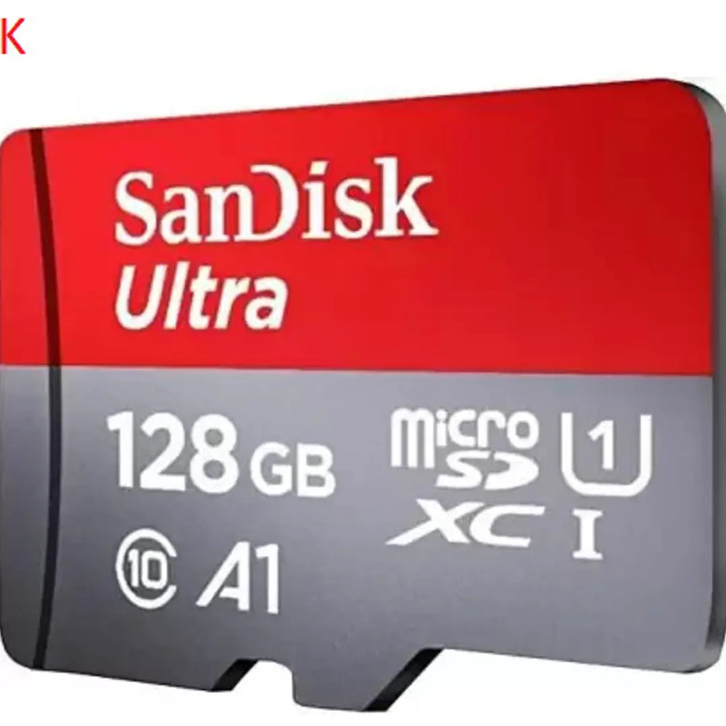 SR KING San,Disk Ultra Micro SD 128GB Class 10 A1 Memory SD Card (Pack of 1) Memory Cards