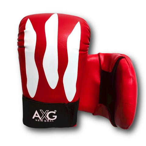 AXG NEW GOAL Passi Suitable For 4 to 15 Years Martial Art Gloves  (Red)