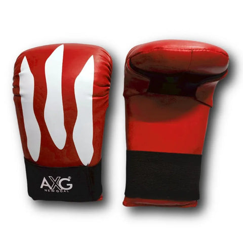 AXG NEW GOAL Passi Suitable For 4 to 15 Years Martial Art Gloves  (Red)