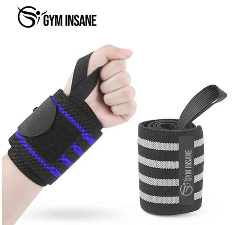 Mens Elasticized-Fabric Professional Thumb Loop, Stretchable Wrist Supporter Wristband for Sports