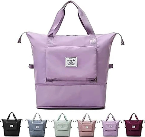 Large Capacity Folding Travel Bag, Travel Lightweight Waterproof Carry Handbags