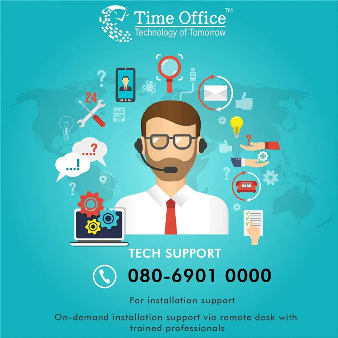 Touch-Less Face Attendance Device with Cloud Attendance Software (Face + Wi-Fi)