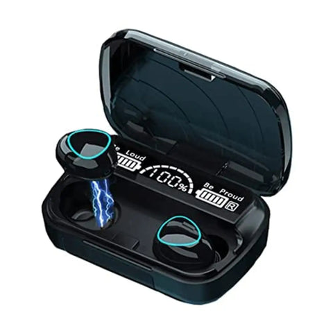 Shivaay Trading Co.  M10 TWS 5.1 in-Ear 9D Mini Touch True Wireless Sports Binaural Earphones Bluetooth Headset with Emergency Power Bank Feature