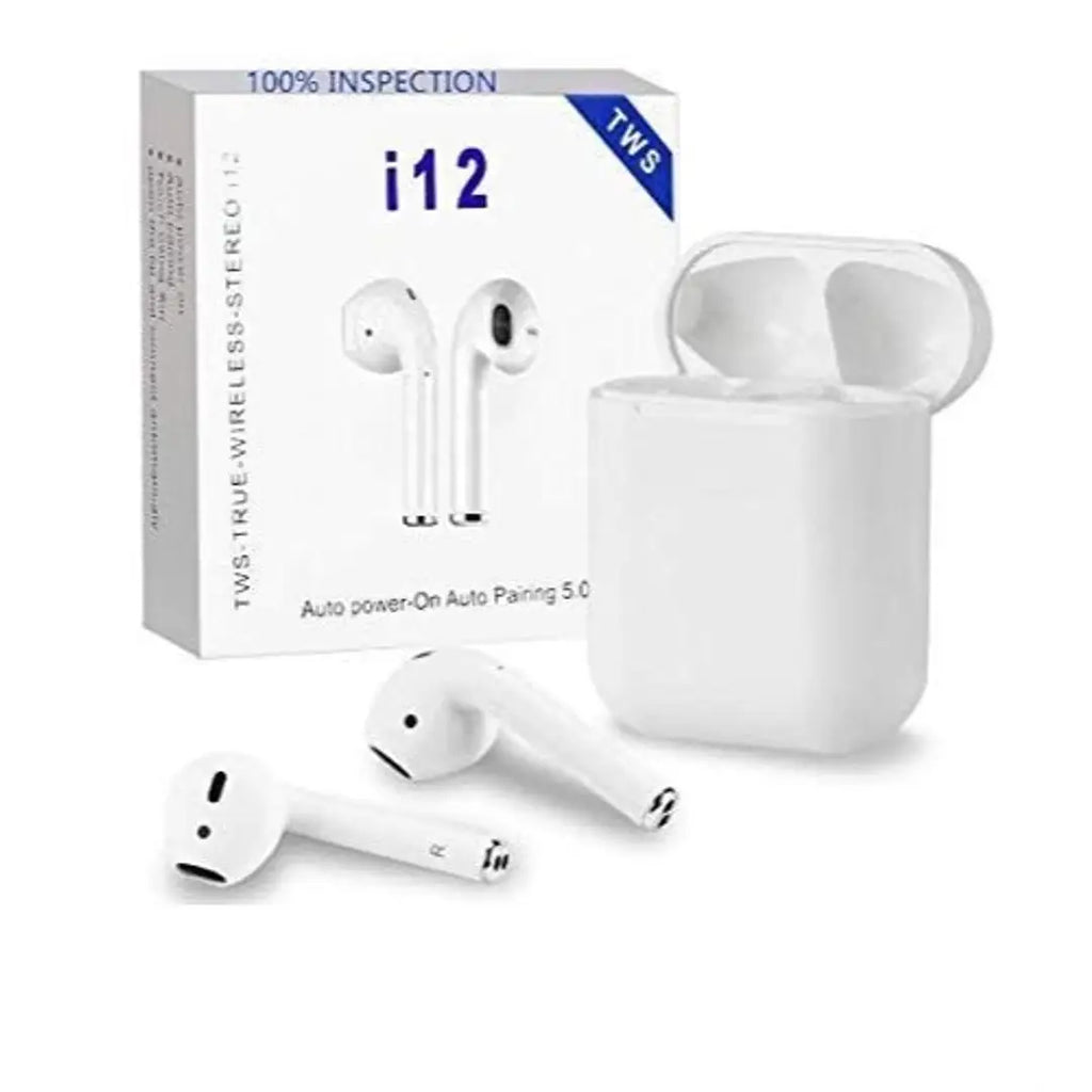 I12 TWS Wireless Stereo Bluetooth Headphones  Earphones