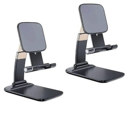 Pack of 2 Adjustable and Foldable Desktop Mobile Stand