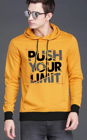 Classic Fleece Printed Hoodie Sweatshirts for Men