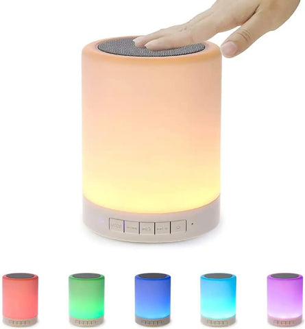 Portable Bluetooth Color Changing Touch Lamp Speaker