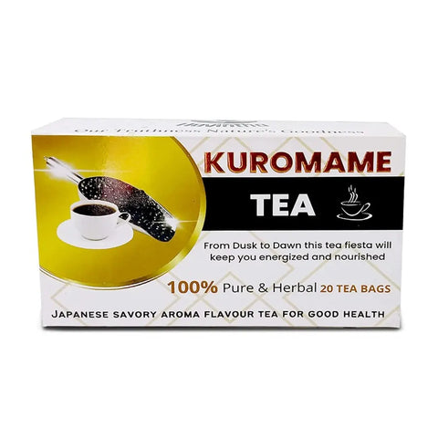 Havintha Natural Kuromame Tea - 20 Tea Bags | Black Soybean Tea | Good Source of Antioxidant