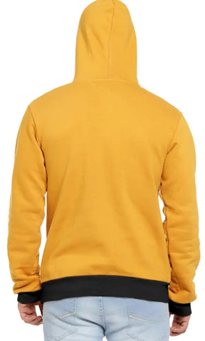 Classic Fleece Solid Hoodie Sweatshirts for Men