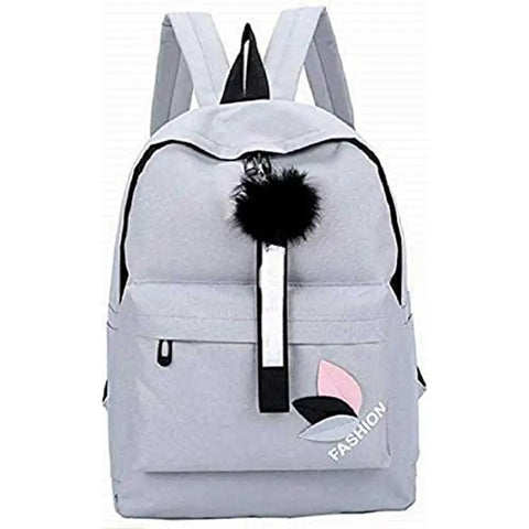 Diving Deep Classical Backpack for Women Nylon Child School Bag Special Use for Picnic (White)