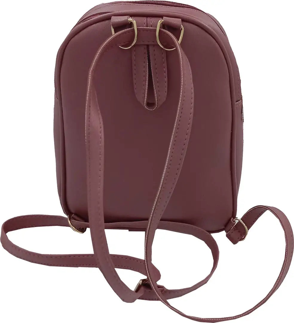 Durable Self Pattern Purple Backpacks For Multipurpose Uses