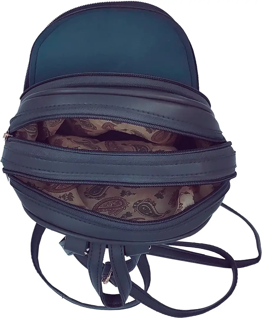 Durable Self Pattern Grey Backpacks For Multipurpose Uses