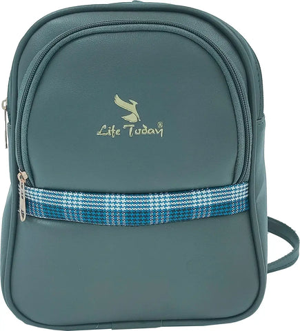 Durable Self Pattern Grey Backpacks For Multipurpose Uses