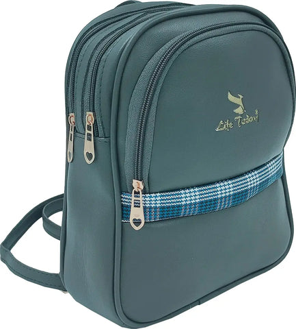 Durable Self Pattern Grey Backpacks For Multipurpose Uses