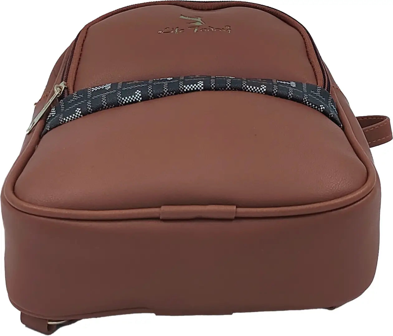 Durable Self Pattern Tan Backpacks For Multipurpose Uses