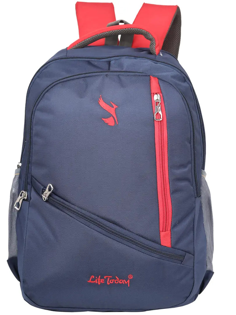 Durable Self Pattern Multicoloured Backpacks For Multipurpose Uses