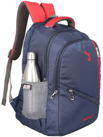 Durable Self Pattern Multicoloured Backpacks For Multipurpose Uses