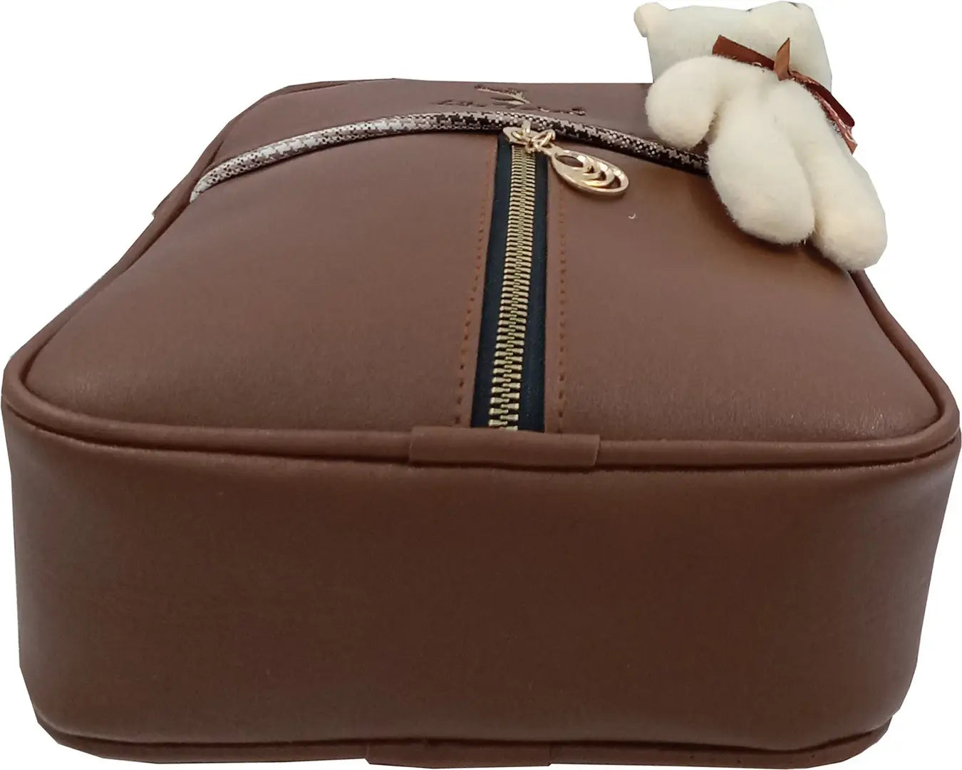 Durable Self Pattern Brown Backpacks For Multipurpose Uses