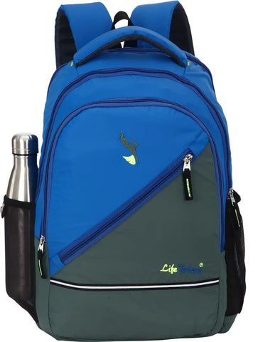 Durable Self Pattern Grey Backpacks For Multipurpose Uses