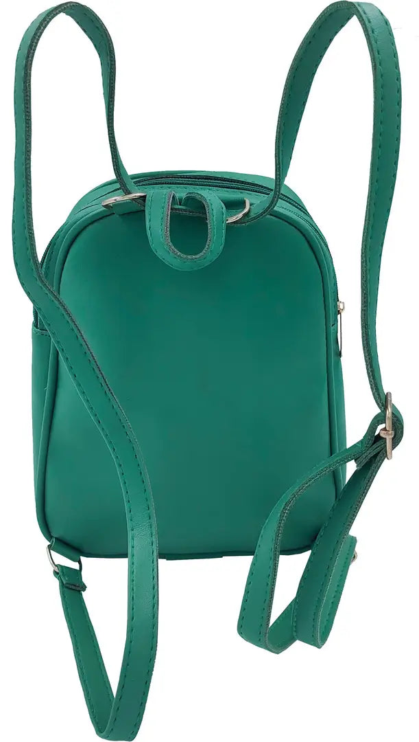 Durable Self Pattern Green Backpacks For Multipurpose Uses