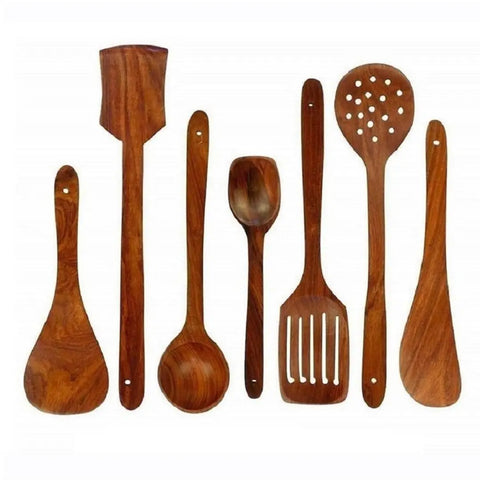 Wooden Spatula set of 7