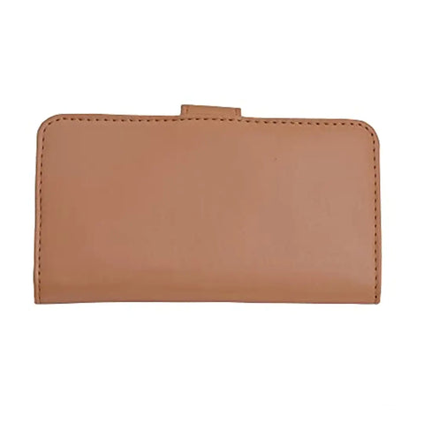 Style Bite Brown Wallet for Women | Tribal Ethnic Pattern Multicolored Faux Leather Women's Wallet |Purses for Girls | Two fold Women's Wallet | 12 Card Slots (Brown)