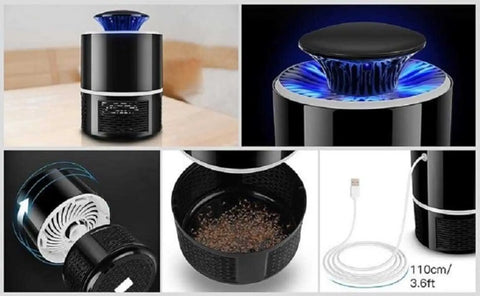 Electronic LED Mosquito Killer Machine Trap Lamp, Mosquito Killer lamp for Home, USB Powered Electronic Fly Inhaler Mosquito Killer Lamp, Mosquito Killer Machine