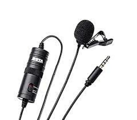 BO-YA By-M1 AriMic Auxiliary Omnidirectional Lavalier Condenser Microphone 3.5mm For iPhone 7 Plus Smartphones, Android, Dslr, Recorder,Camcorders (Black)