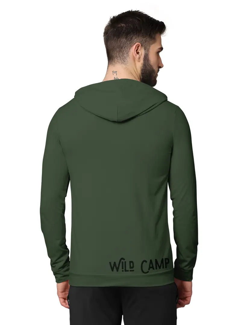 Stylish Fancy Cotton Blend Hood Long Sleeves Printed Sweatshirts Combo For Men Pack Of 2