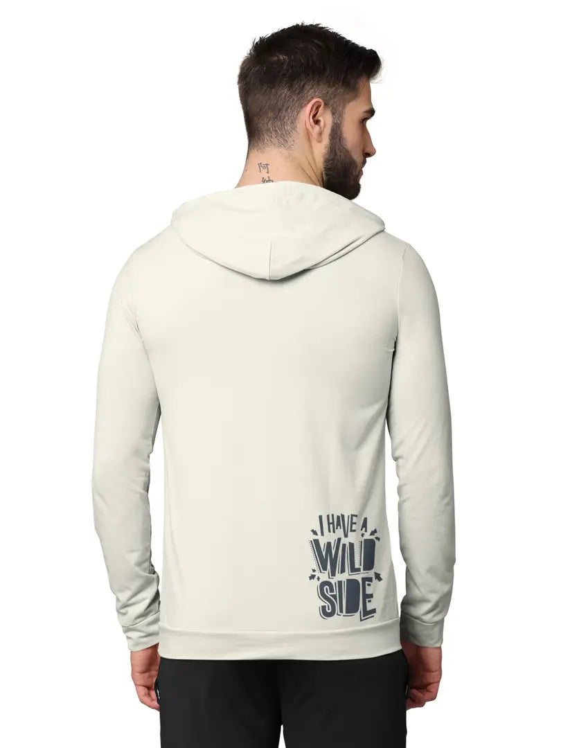 Stylish Fancy Cotton Blend Hood Long Sleeves Printed Sweatshirts Combo For Men Pack Of 2