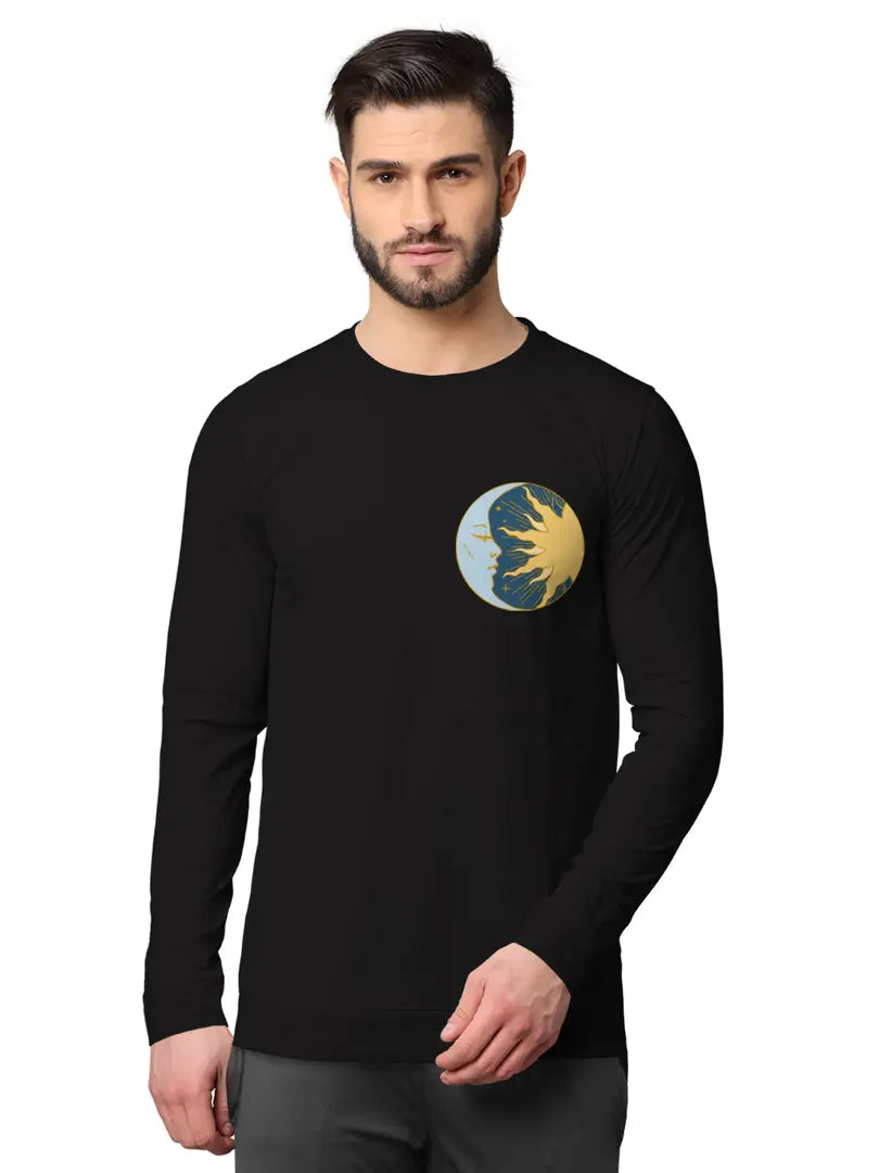 Stylish Fancy Cotton Blend Round Neck Long Sleeves Printed Sweatshirts Combo For Men Pack Of 2