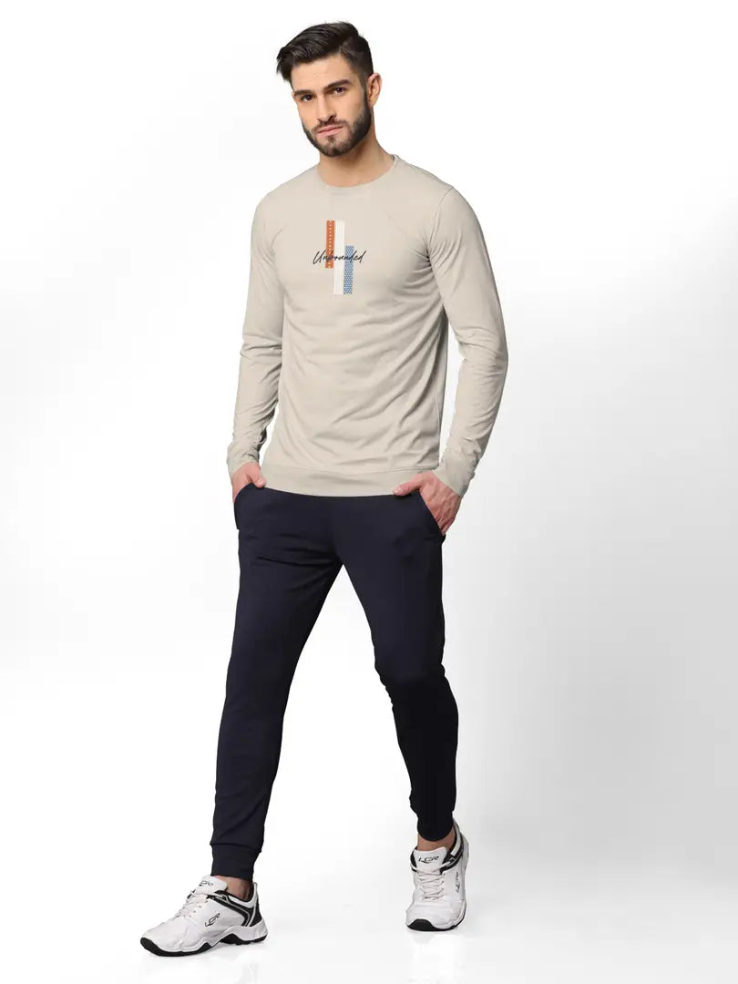 Stylish Fancy Cotton Blend Hood Long Sleeves Printed Sweatshirts Combo For Men Pack Of 2