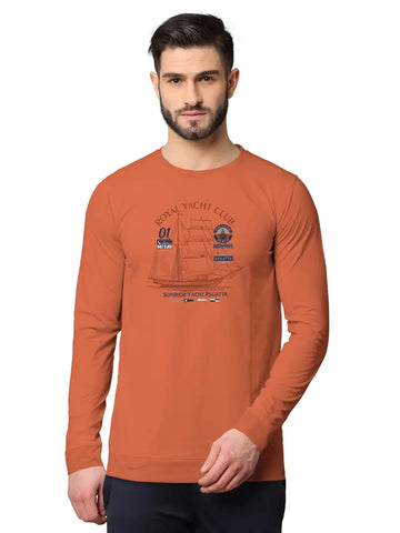 Stylish Fancy Cotton Blend Round Neck Long Sleeves Printed Sweatshirts Combo For Men Pack Of 2
