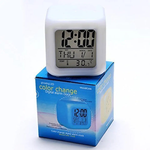 Glowing Led Color Changing Digital Alarm Clock