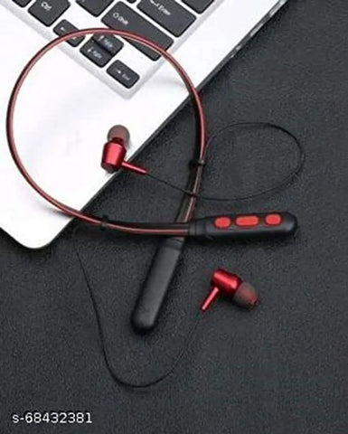 B11 Wireless Bluetooth Neckband Earbud Portable Headset Sports Running Sweatproof Compatible with All Android Smartphones Noise Cancellation