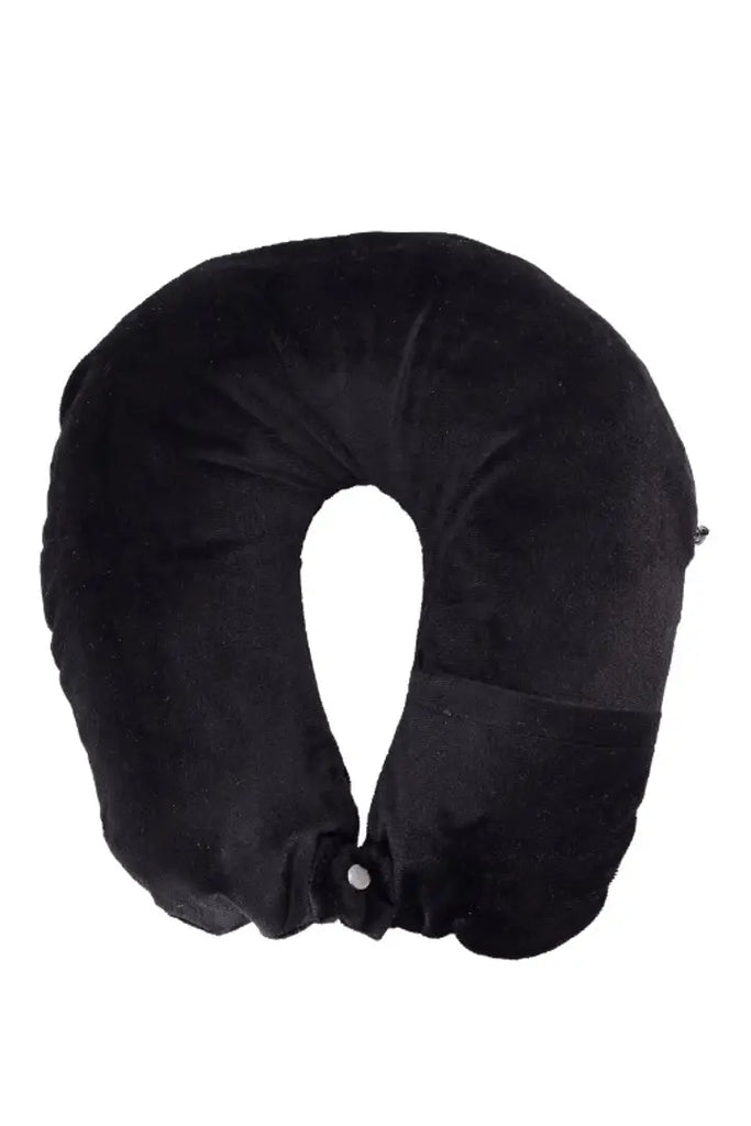 Black Velvet Neck Pillow