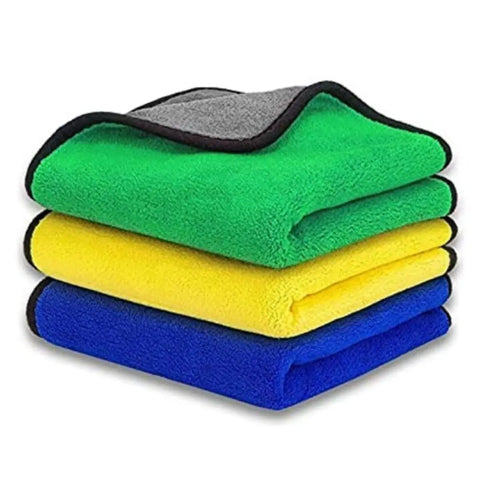 Microfiber Towel for Kitchen-Car-Bike Cleaning  Multipurpose Uses(Pack of 3)